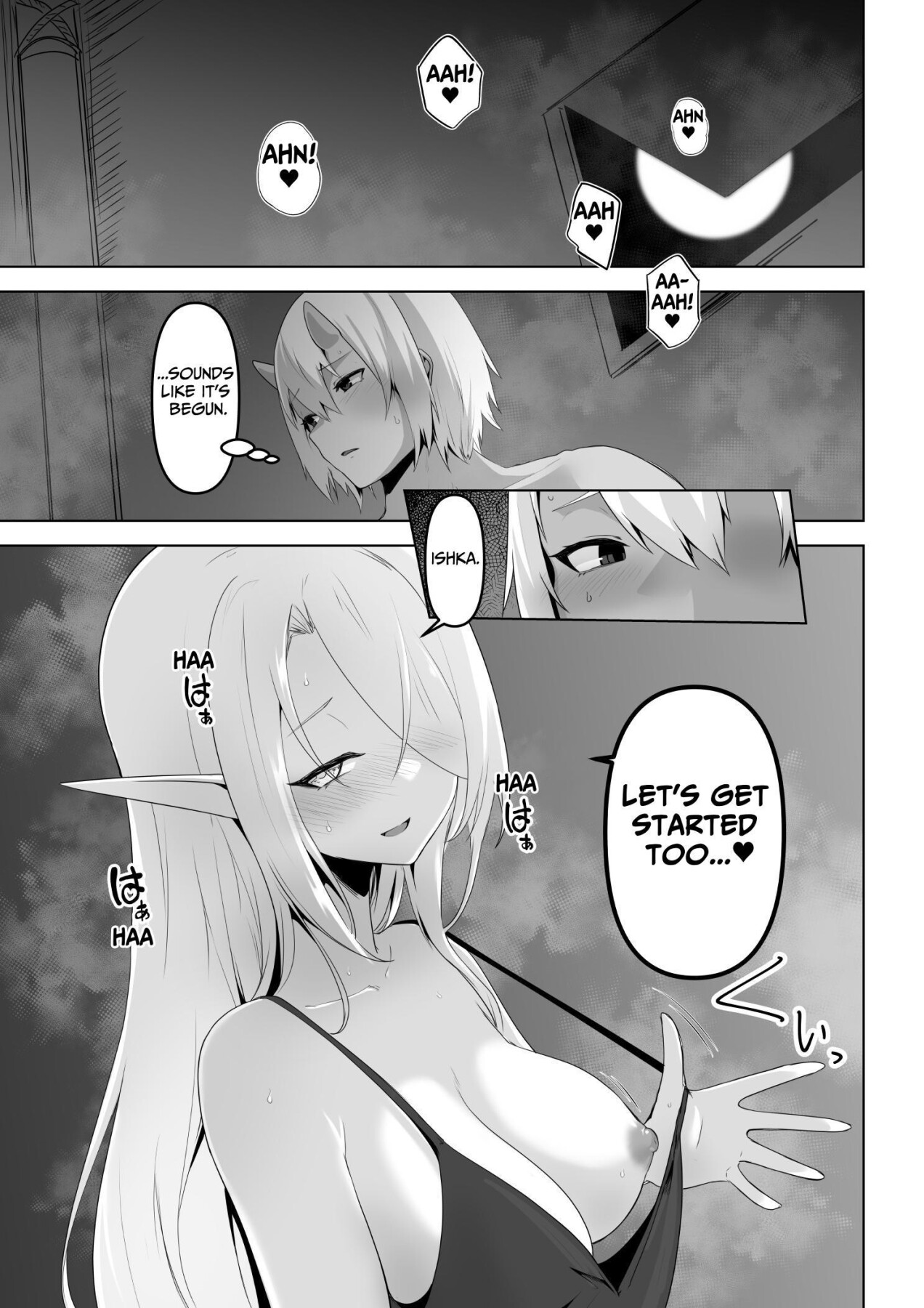 Hentai Manga Comic-Lustful Elf Wants To Be Violated Against Her Will-Read-21